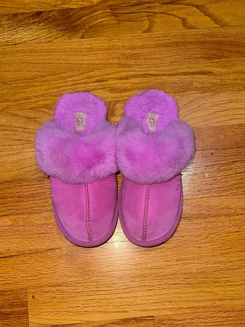 Girl’s UGG Cozy II Scuff Purple Ruby Slippers